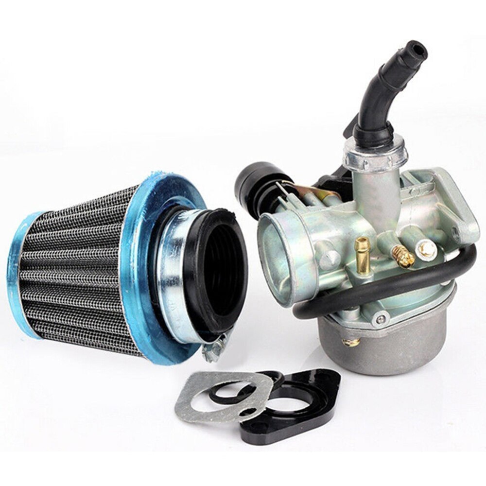 Cykelcykel luftfilter förgasarmotor för 37 50 80cc 2 takts motorenhet för 47cc 49cc mini fyrhjuling atv smuts kart buggy: Pz19 kolhydrater