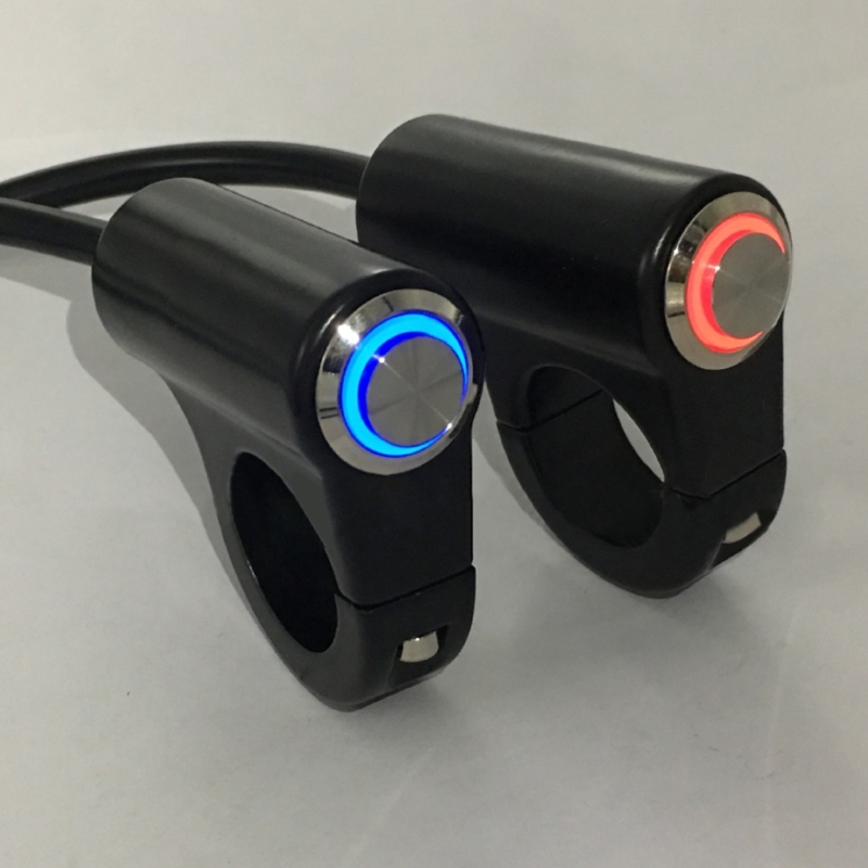 Motorcycle Handlebar On Off Push Button Motorcycle Tuning Part 22mm 7/8'' Universal