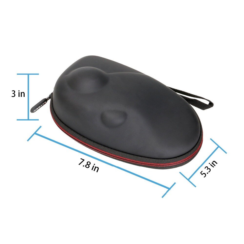 LTGEM EVA Hard Case for ELECOM M-HT1DRBK Wireless Trackball Mouse - Travel Protective Carrying Storage Bag