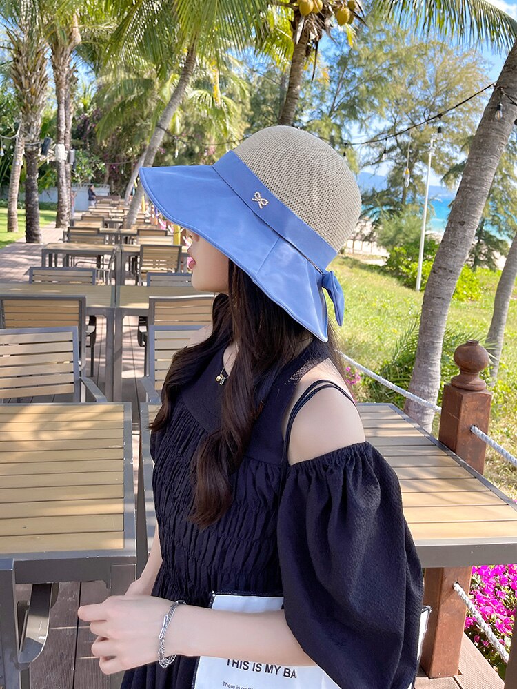 2022 Zomer Hoeden Caps Vrouwen Strooien Hoed Dames Hoed Strand Accessoires Chirurgische Caps Vrouw Mannen Hoeden Wandelen Hoed Zon cap Bruid Hoed