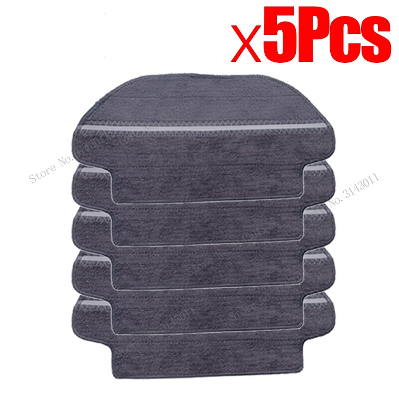 Accessoires pour aspirateur Robot XiaoMi Mijia STYJ02YM Viomi V2 PRO, tampons de nettoyage humide et sec, pièces détachées pour aspirateur Robot: 5PCS