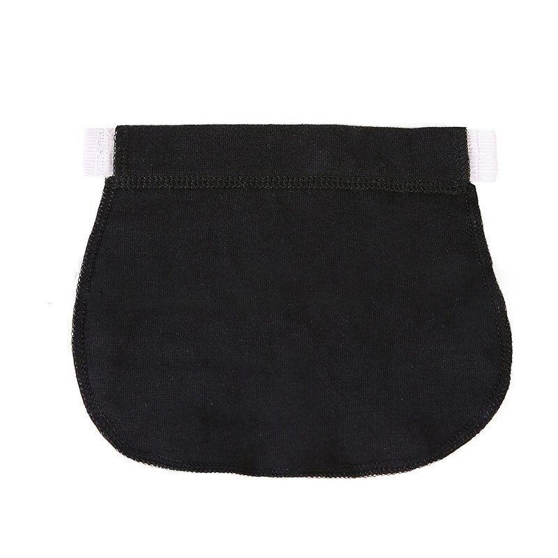 Maternità gravidanza supporto cintura Extender cintura pantaloni elastici regolabili cintura premaman accessori gravidanza Jeans: Black