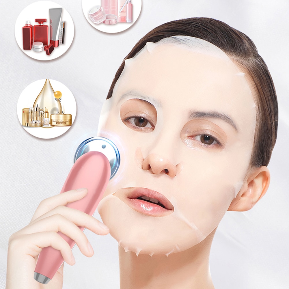 7 Modes LED Photon Ultrasound Ion Infrared RF Electroporation Beauty Device LED Rejuvenation Skin Beauty Machine