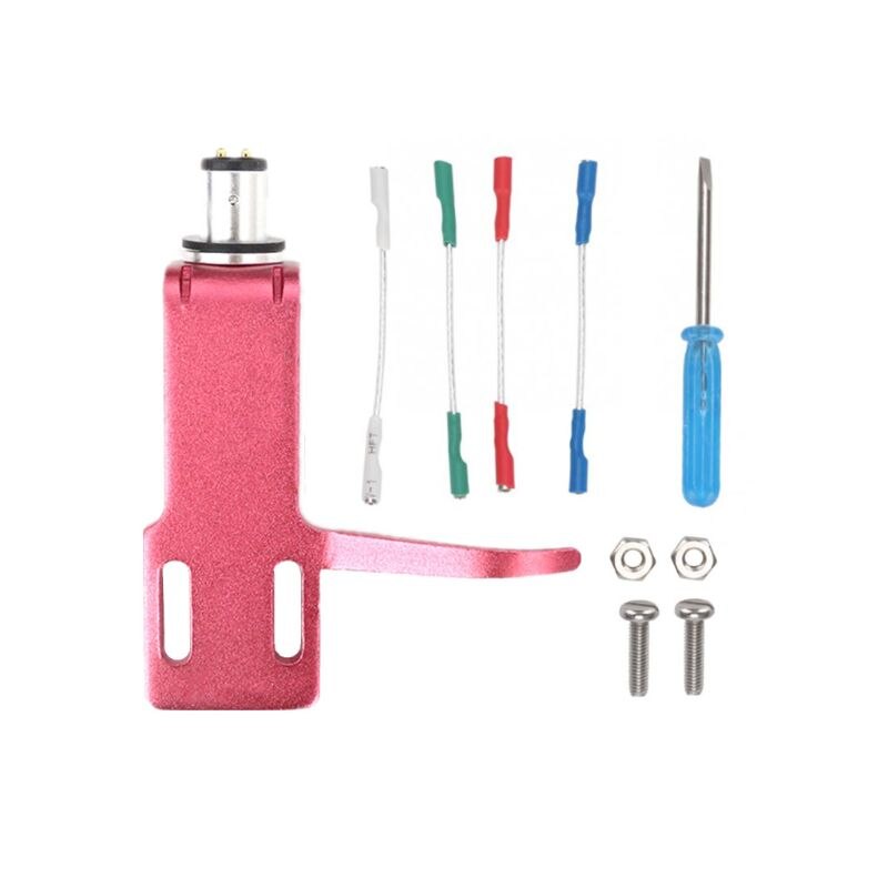 Kit de support de cartouche pour platine vinyle, tête de lecture et tête de lecture en alliage d'aluminium pour micros de gramophone haut de gamme