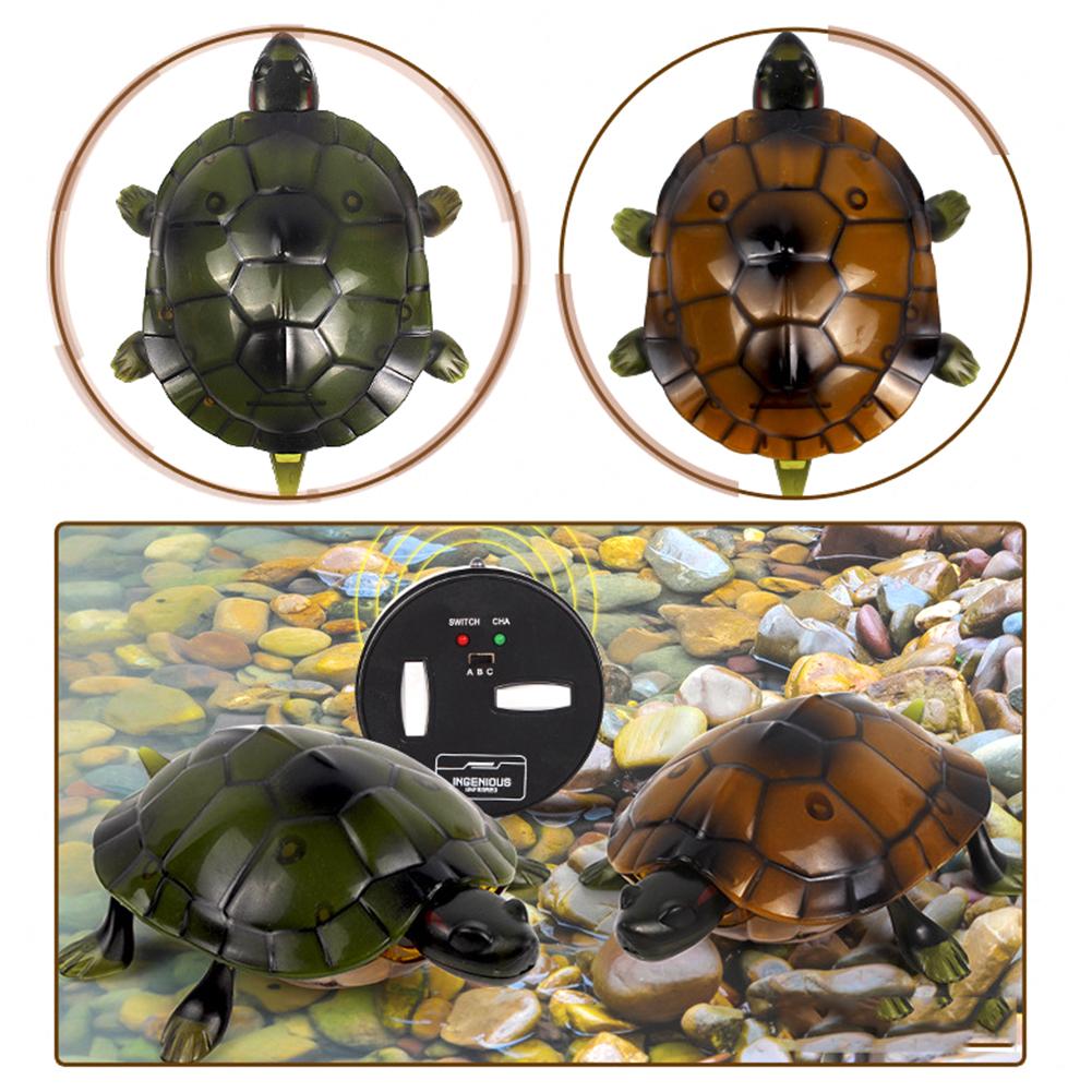 Simulation Infrarot Fernbedienung Elektrische Leucht Schildkröte Roboter freundlicher Spielzeug Interaktive spiele mit freunde
