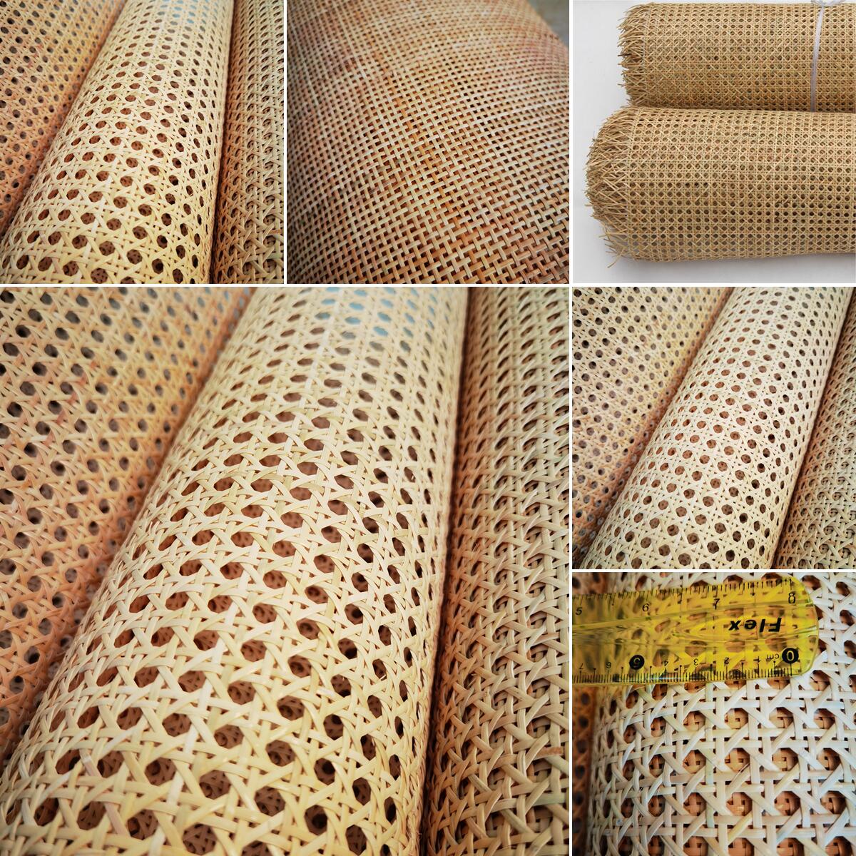30Cm/40Cm/45Cm/50Cm/55Cm X 1 Meter Natuurlijke Rieten Webbing Sheet Echte Rotan Webbing Roll Stoel Achtergrond Meubelmateriaal