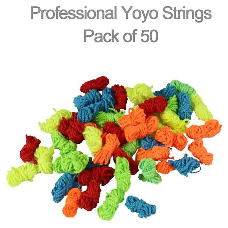 Professional polyester yo-yo strings suitable for responsive and non-responsive yo-yos - packs of 50