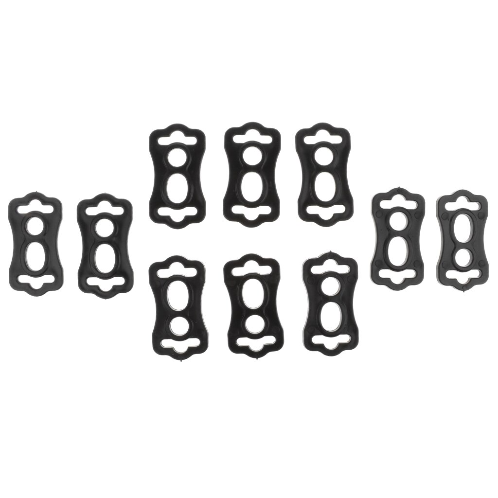 10pc Tent Clips Fastener Tents Camping Tent Feet Clamp Fasteners Black 5.3cm