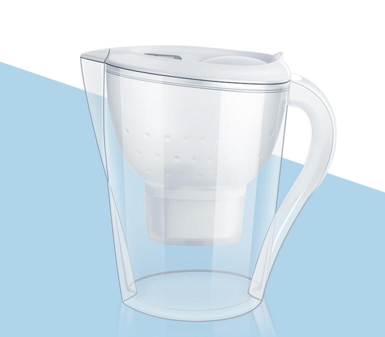 3.5l køkken hjemmerenser vandfiltre vandfilter kedel husholdnings ultras filtreringsvandfilter: Grå