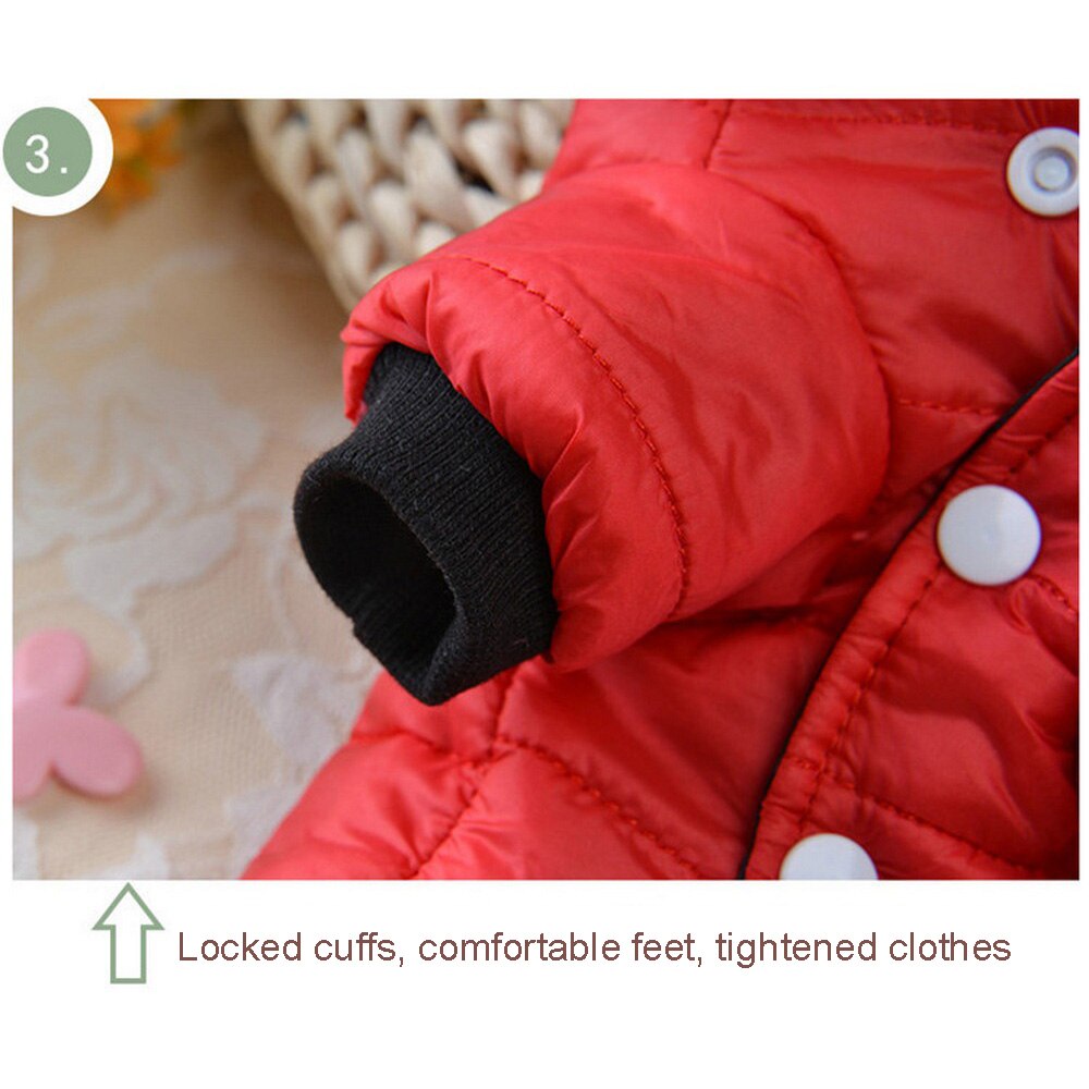 Clothing for Dogs Cats Winter Overalls Dogs Down Jacket Pets Cloth Puppies Slim Vest Costumes Waterproof Warm Dog Clothes Cute