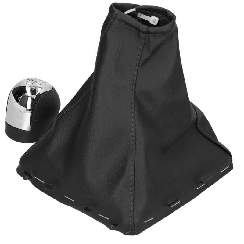 Schakelpookknoppen 5 6 Speed ​​Pookknop Stick Cover Cap Embleem Badge Voor VW Voor Transport T5 T6 Gp 2003-2011 Gear Pookknop (Kleur : Zilveren 6speed