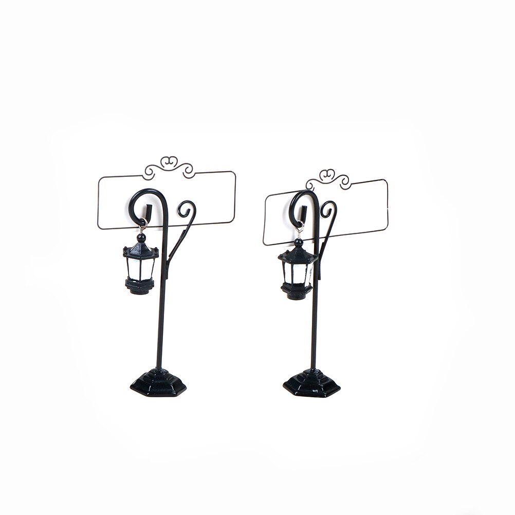 Party Direction 1Pc Streetlight Table Marker Holder Clip Easel Number Place Name Photo Card Stand Wedding Miniature