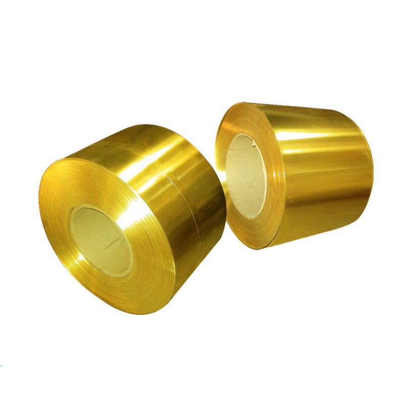 2 Meter Thin Brass Strip Thickness 0.1/0.2/0.3/0.5mm Brass Sheet gold film Brass Foil Brass plate H62