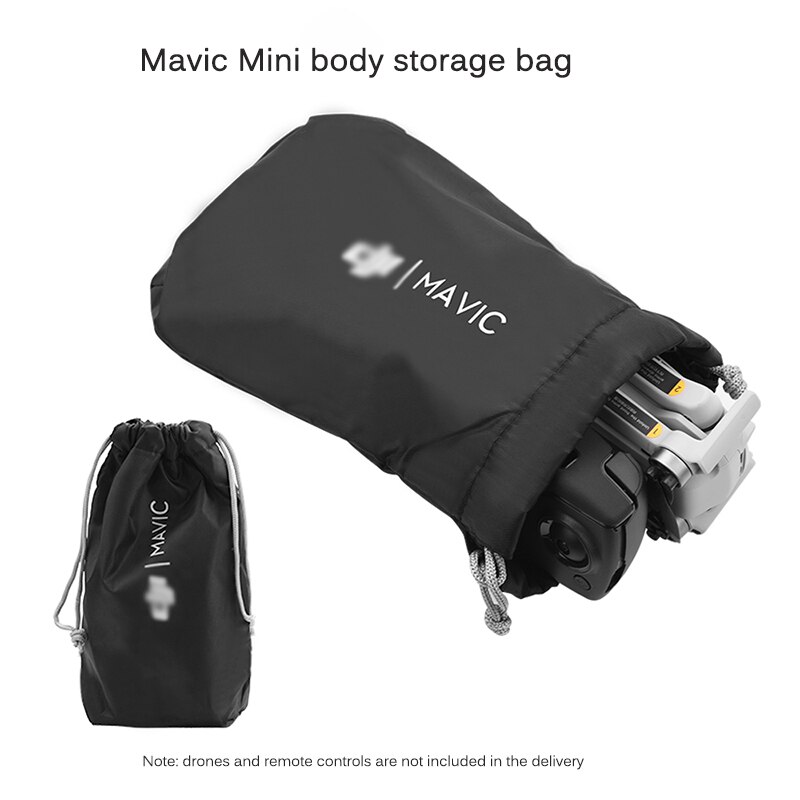 Til dji mavic mini drone beskyttende opbevaringspose taske beskyttende drone vandtæt taske taske drone opbevaringspose med løbebånd