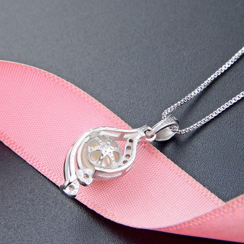 Parel Hanger Voor Vrouwen Sales Sieraden Korte Hanger Mooie Vriendin Sterling Zilver CHDBD0029