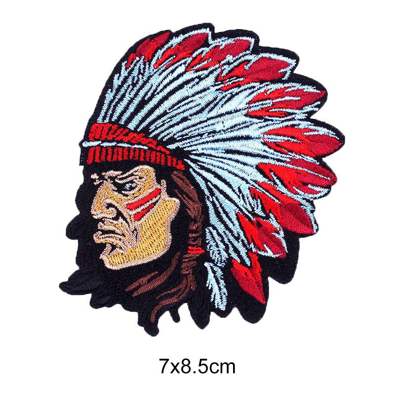 Egyptische Farao Iron On Patches Op Kleding Strepen Stickers Badge Op De Rug Indiase Cool Applique Voor Ambachten Borduren Patch