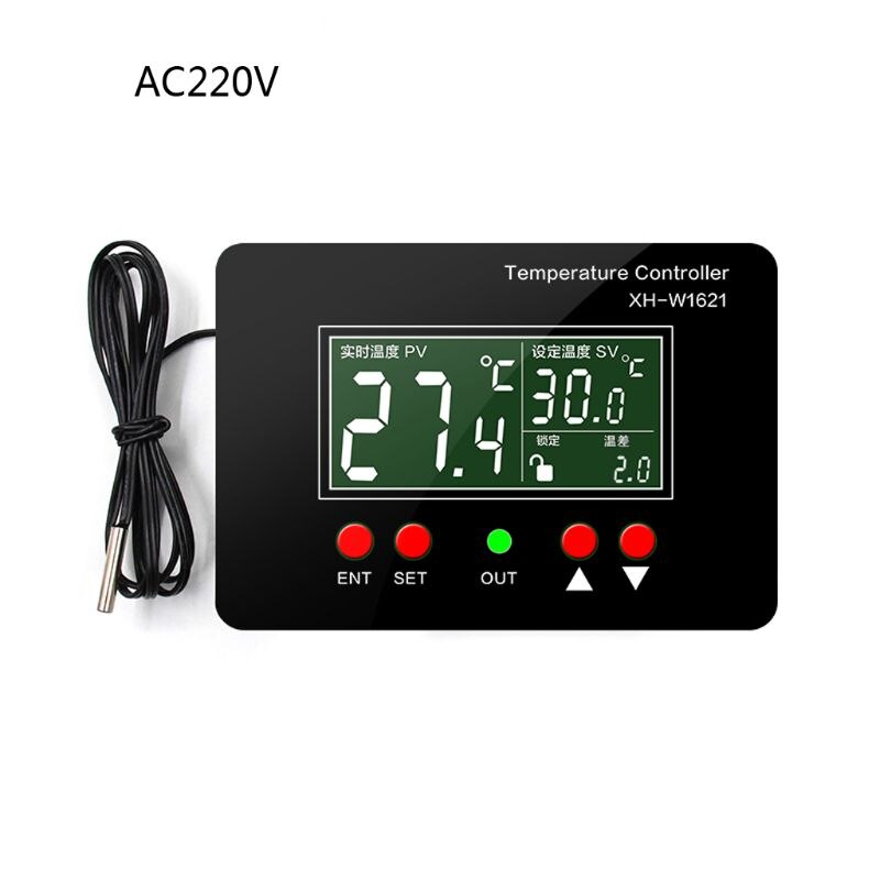 XH-W1621 DC12V/AC220V Digitale Thermostaat Pid Constante Temperatuur Controller