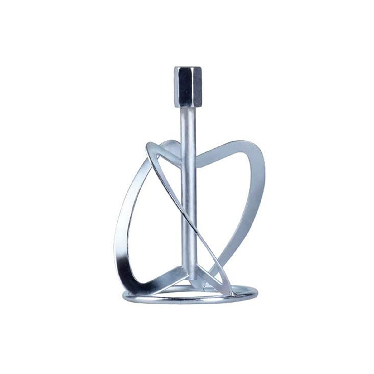 Paint and Mud Mixer Stirring Rod for Drill Agitator Mixing Rod Concrete Mortar Mixer, Silver