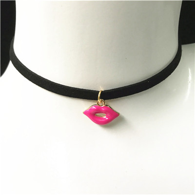 Gargantilla gótica Retro, Collar Punk de terciopelo negro para mujer, Collar con colgante de Cruz corta, joyería, bisutería, al por mayor: Verde
