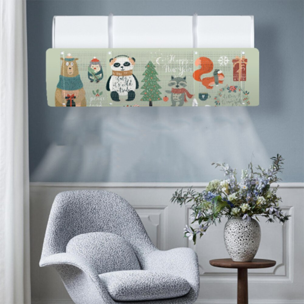 Adjustable Air Conditioning Cover Wind Deflector Windshield Air Conditioner Tools Air Baffle Shield Home Office Accessories