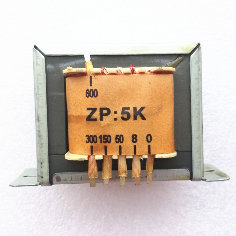 Audio output Transformer 0-8-50-150-300-600ohm 5W 36H for Single-ended Tube Headphone Amplifier