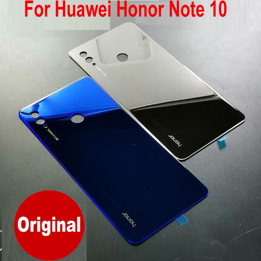 100% Originale Nuovo migliore di Vetro Della Copertura Posteriore Della Batteria dell'alloggiamento del Portello Posteriore per Il Caso di Huawei Honor Nota 10 Nota10 RVL-AL09 RVL-AL10