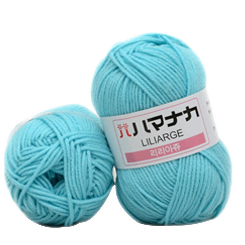 27Colors Warm DIY Milk Cotton Wool Baby Kids Wool For Knitting Children Hand Knitted Soft Knit Blanket Crochet Yarn: B-4