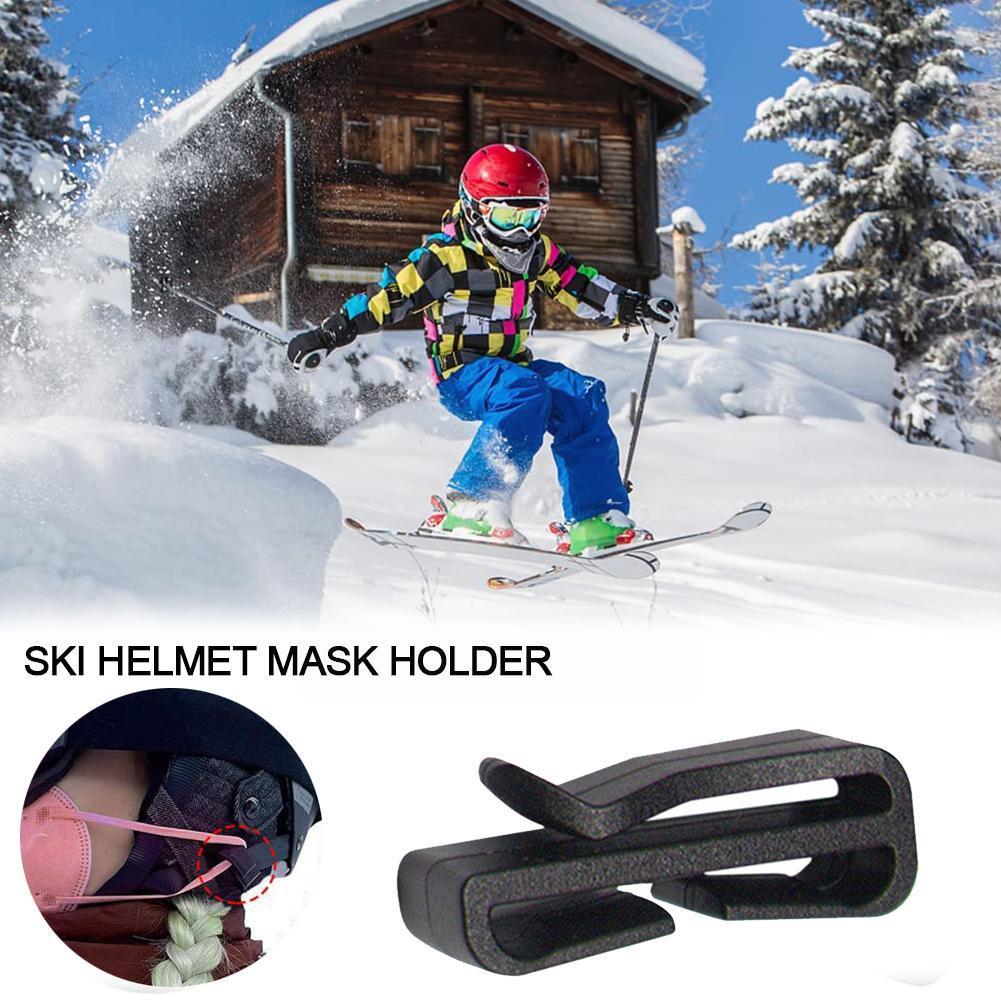 10pcs Ski Helmet Holder Plastic Multipurpose Helmet Clip Easy Mounting For Outdoor Cycling Skiing Climbing Sports J8a8