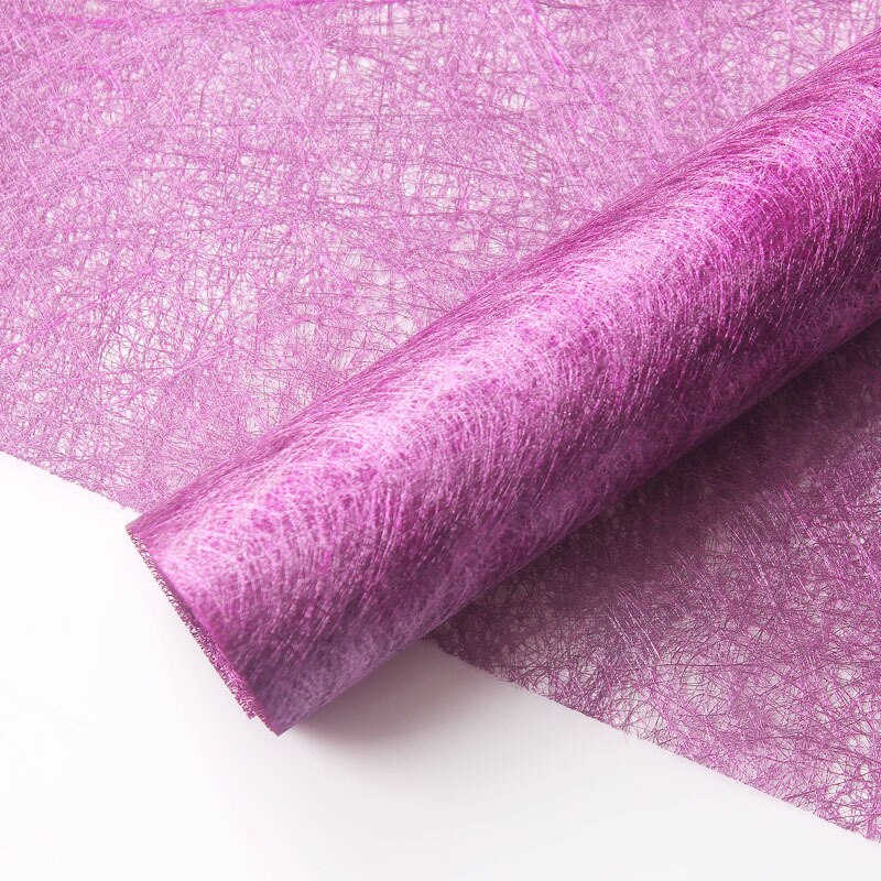 3 Sheets Flowers Bouquet Wrapping Silkworm Paper DIY Florist Craft Material Packaging Paper Wedding Decor Scrapbook Origami: Light purple