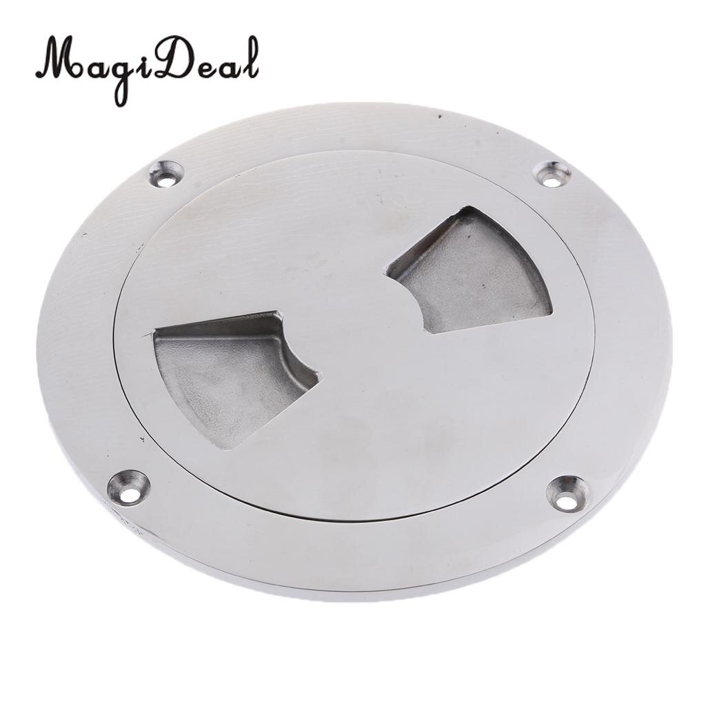 Marine 316 Rvs Inspectie Dek Plaat Voor Boot Hand Draai: 176mm 