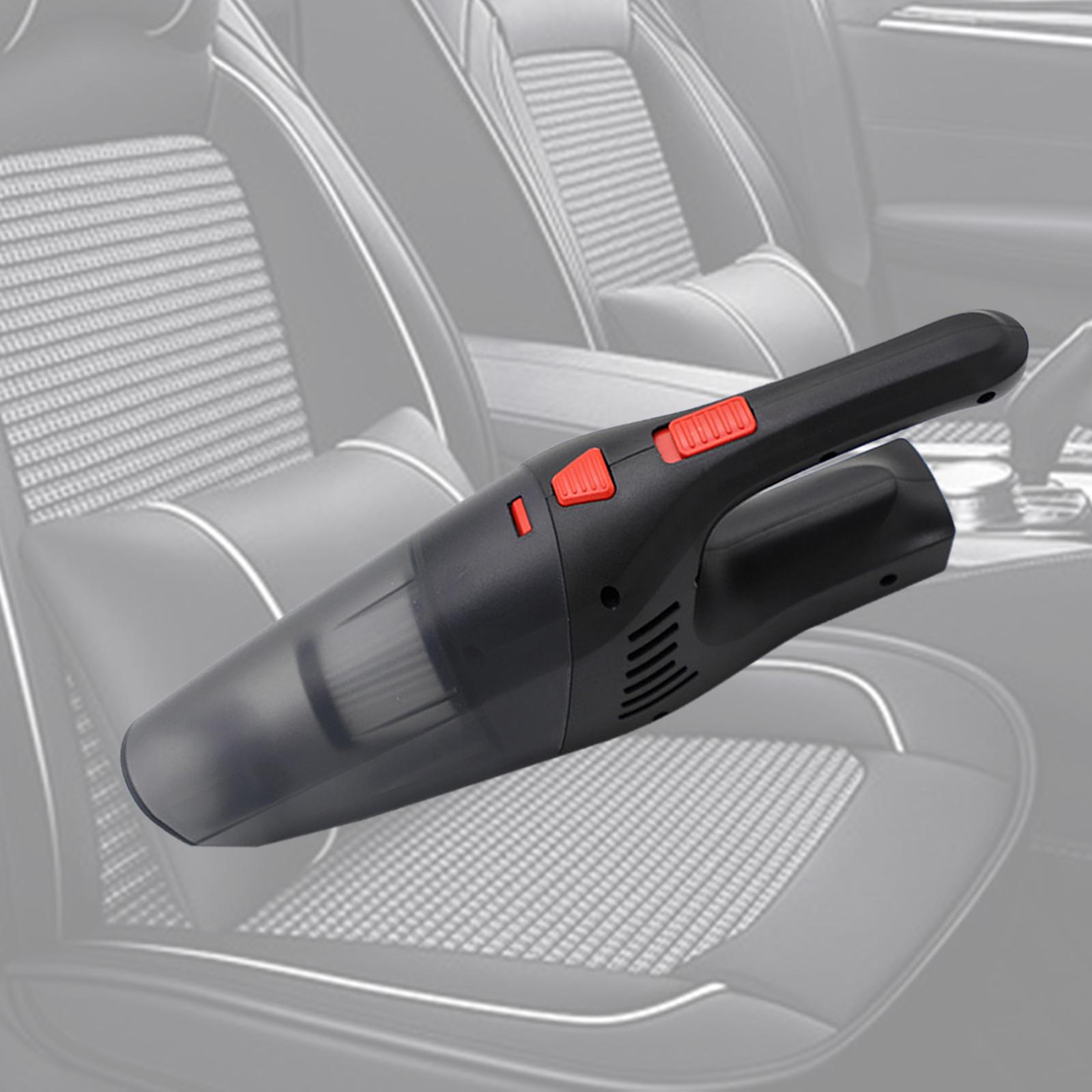 Handheld Car Vacuum Cleaner 6000PA Dry and Wet Use 5 Nozzles for Home