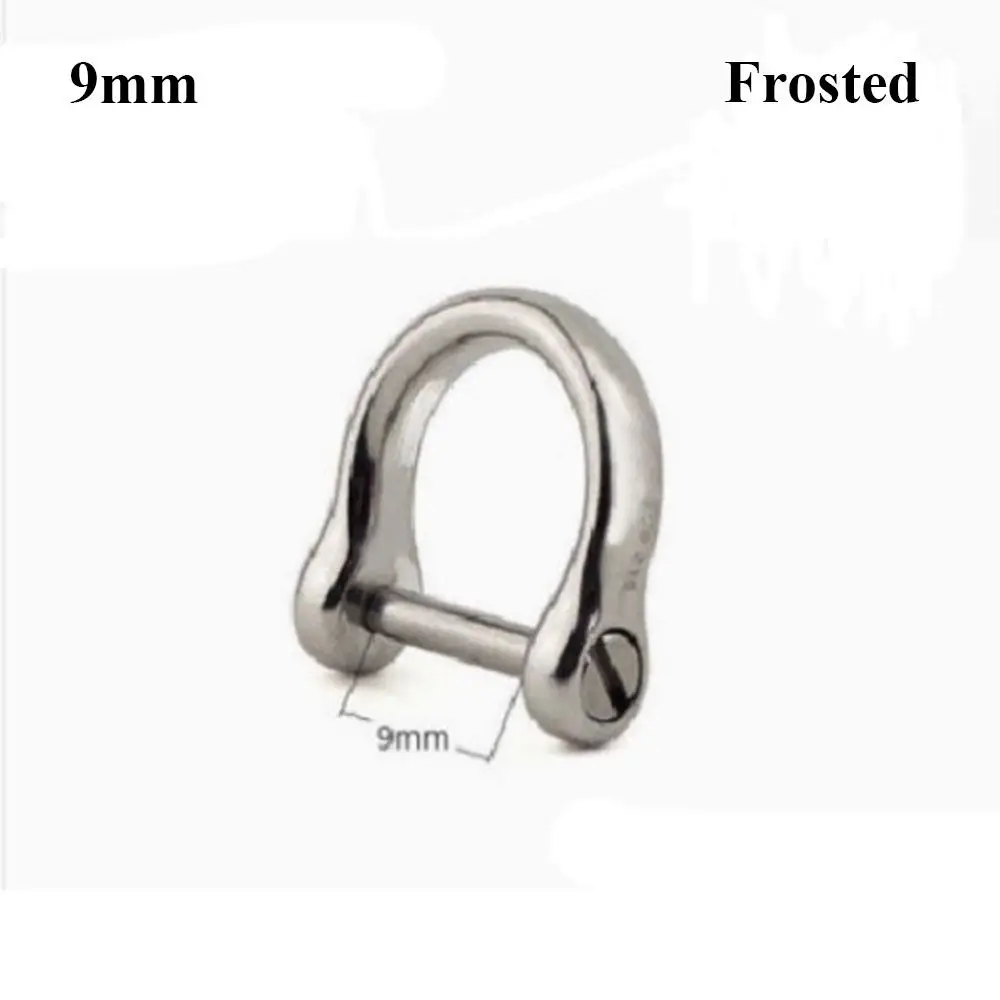 9/13/17/21Mm Massief Roestvrij Staal Karabijnhaak D Strik Nietjes Beugel Fob Sleutelhanger Sleutelhanger Haak Schroefverbinding Gespen: Rood