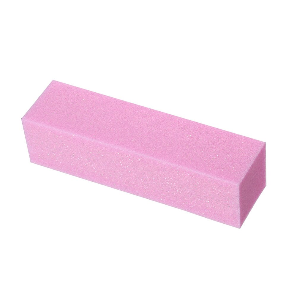 10pcs Pink Sponge Nail Buffers UV Gel Nail File Buffer Block Nail Art Sanding Tool Pedicure Polish Beauty Tools