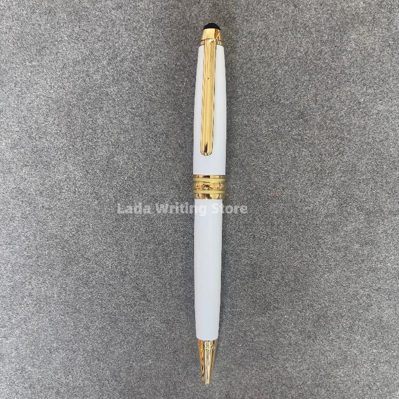 Ballpoint Pen - 0.7mm Schrijfbreedte - Plastic - Unieke Houder - Zakelijk School Schrijfwaren: Marineblauw / Obb