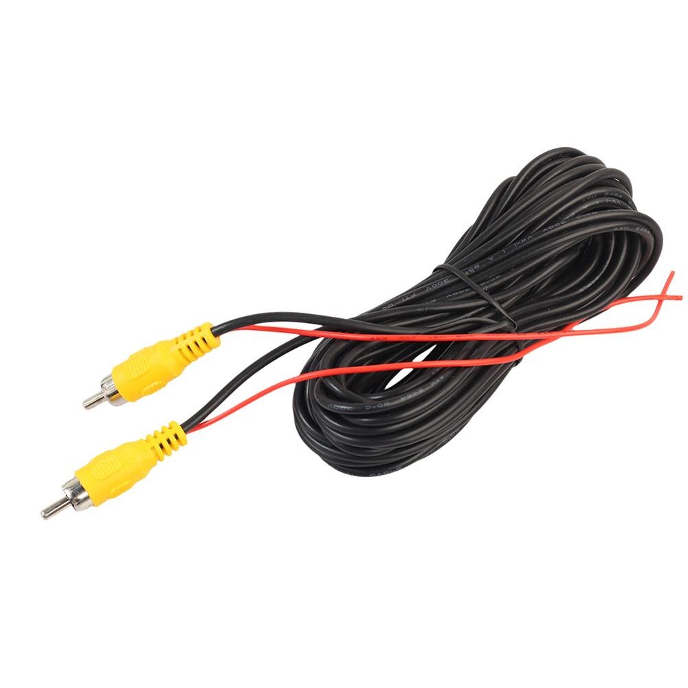 6m Car RCA CAR Reverse Rear View Parking Camera Video Cable With Video Trigger Wire Connecting Car Parking Rearview Monitor