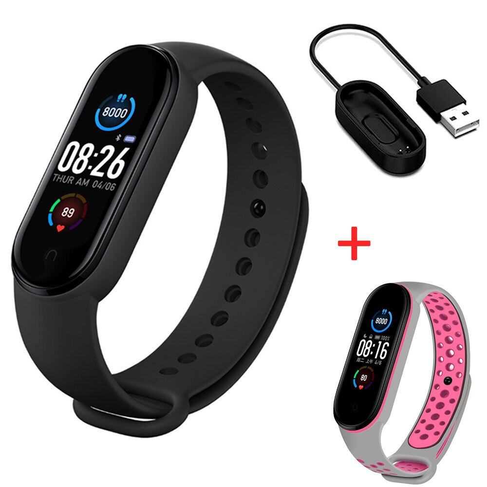 M5 Smart Band M5 Smart Uhren Sport Fitness Tracker Pedometer Herz Rate Blutdruck Monitor Bluetooth Armband Männer Frauen: 5