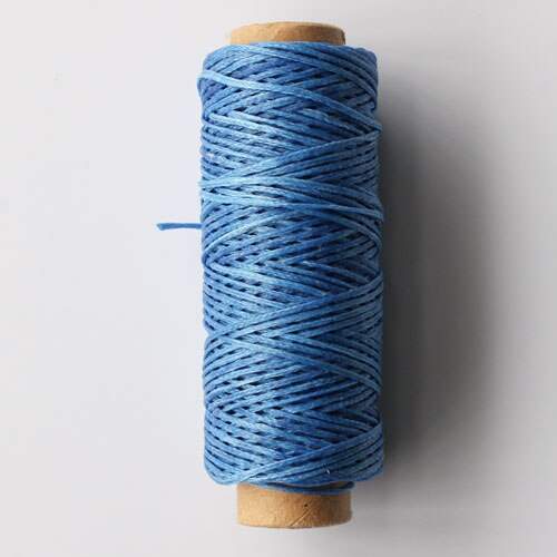 150D Lederen Gewaxt Draad Koord Leer Ambacht, 1Mm Diameter String Katoen Lijn Draad Lederen Stitching Tool Diy Materiaal 50Meter: blue thread