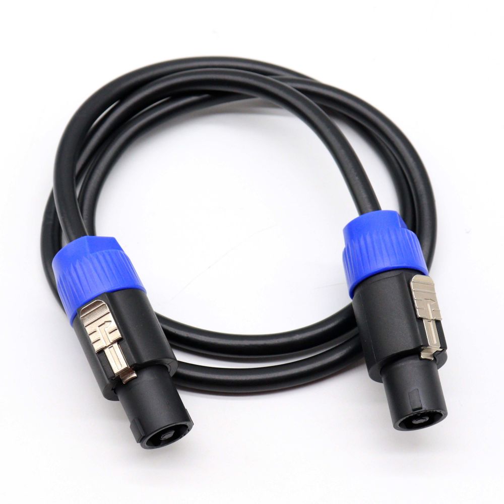 Speakon to Speakon Speaker Cable Male to Male Audio Cord 1M/2M/5M/10M for DJ Stage Sound System Locking Plug