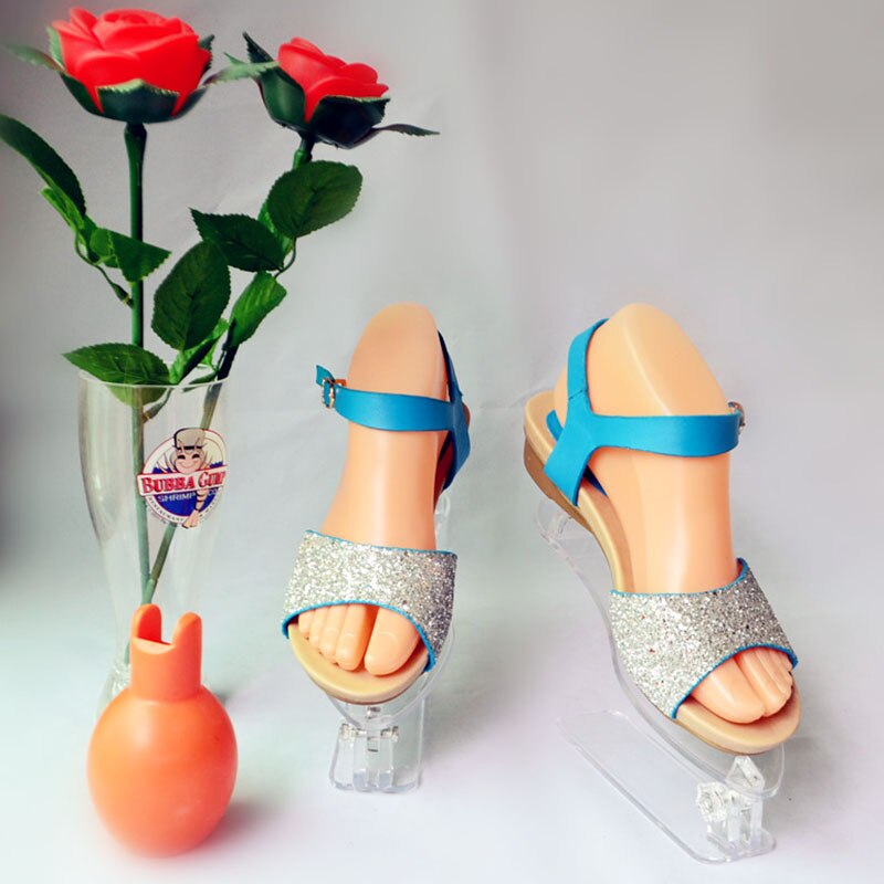 1 Paar Hartplastik Erwachsene Füße Mannequin Fuß Modell Werkzeuge für Schuhe Anzeige -B5