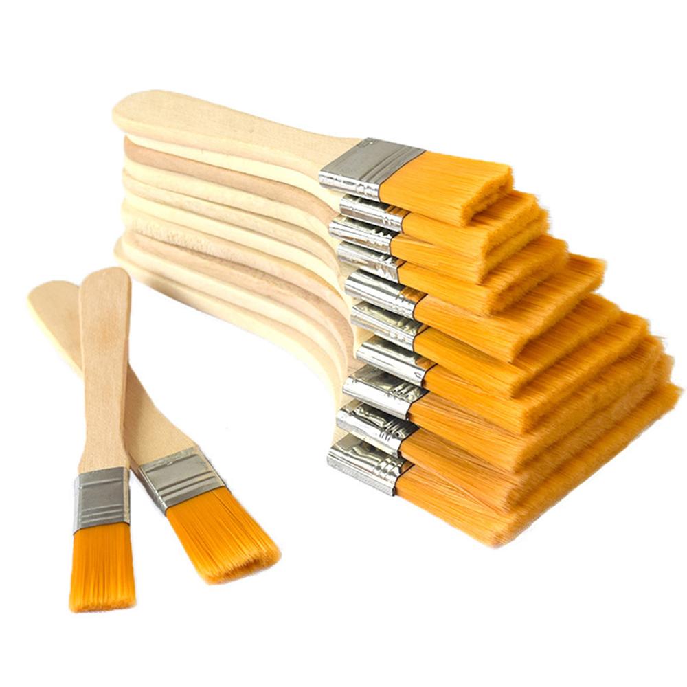 Pinceaux grand pinceau grande surface pour peinture à l'huile taches vernis colles et Gesso outils de nettoyage de copeaux à domicile