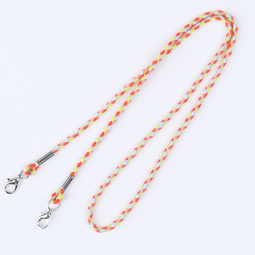 10 stuks/partij masker ophangkoord lanyard 70cm voor het opbergen van maskers maskers bewaren houder houder touw anti-verlies anti masker ophang nek touw: Kleur 5