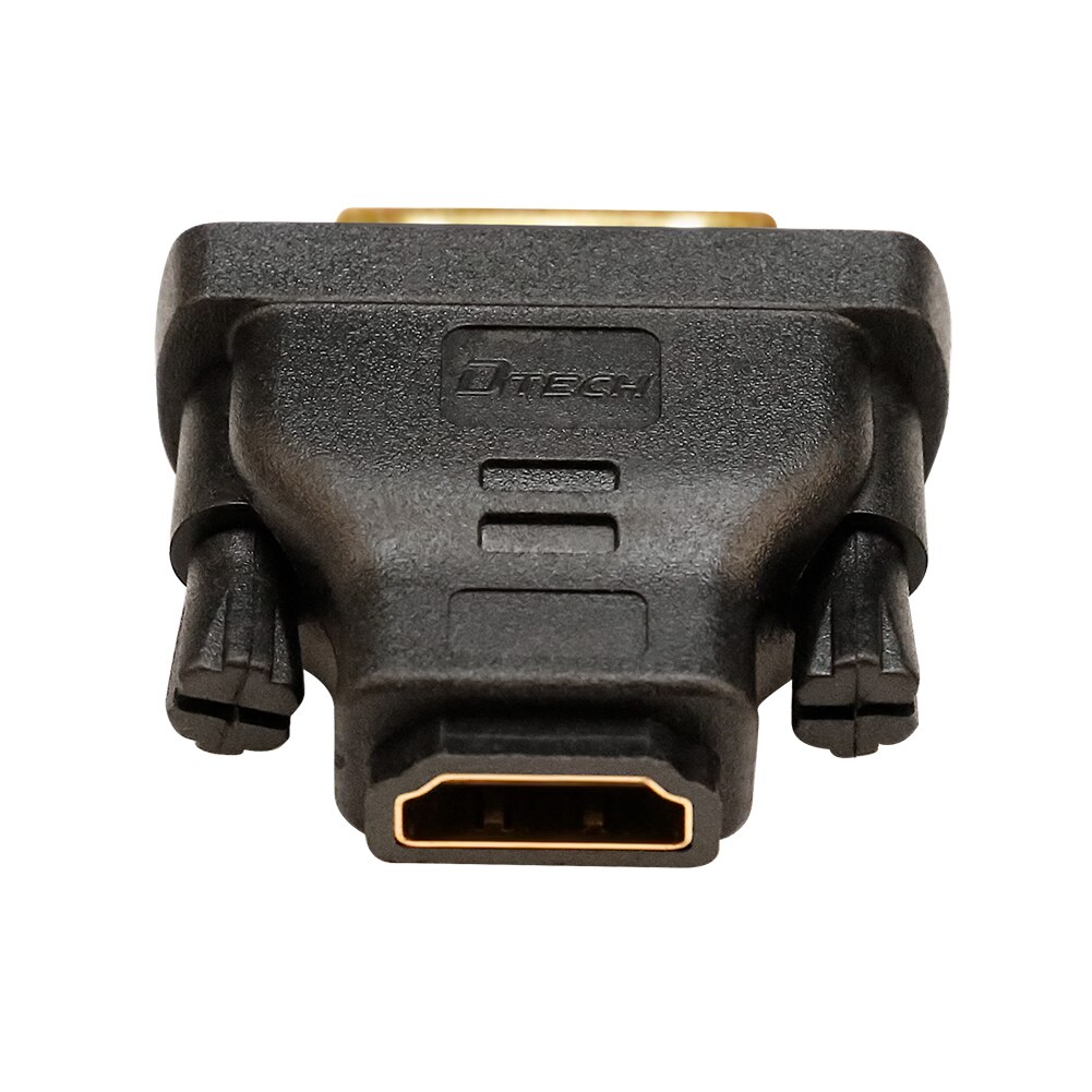 DTECH DVI Male to HDMI Female Adapter Bi-Directional DVI-D Port Converter