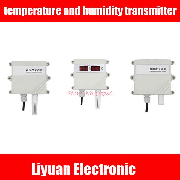 High-precision temperature and humidity transmitter / 4-20mA analog temperature and humidity sensor / 0-5V 0-10V RS485 output