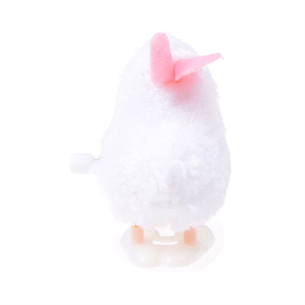 Rolig mjuk plysch kanin hoppar kanin docka leksaker vind upp påsk chick spädbarn barn plysch docka leksaker