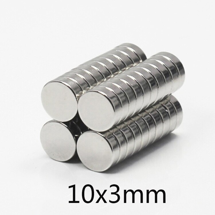20/30/50 Pcs Permanente Ndfeb Super Sterke Krachtige Magneten 10X3 Mm N35 Ronde Magneten 10X3mm Neodymium Magneet Dia 10*3 Mm