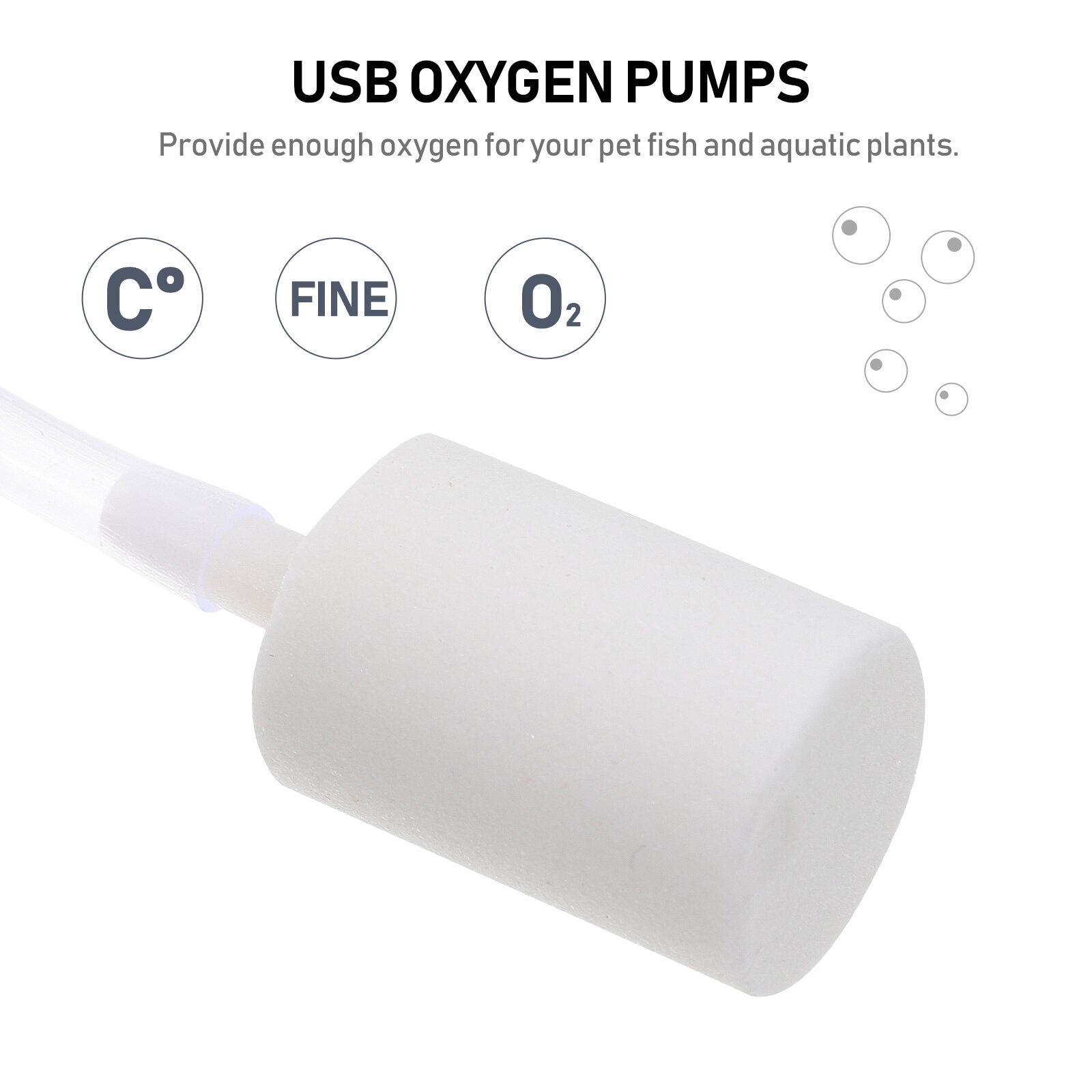 1 Set Pump Oxygen Pump Oxygen Adding Pump Mini Oxygen Pump USB Oxygen Pumps for Home
