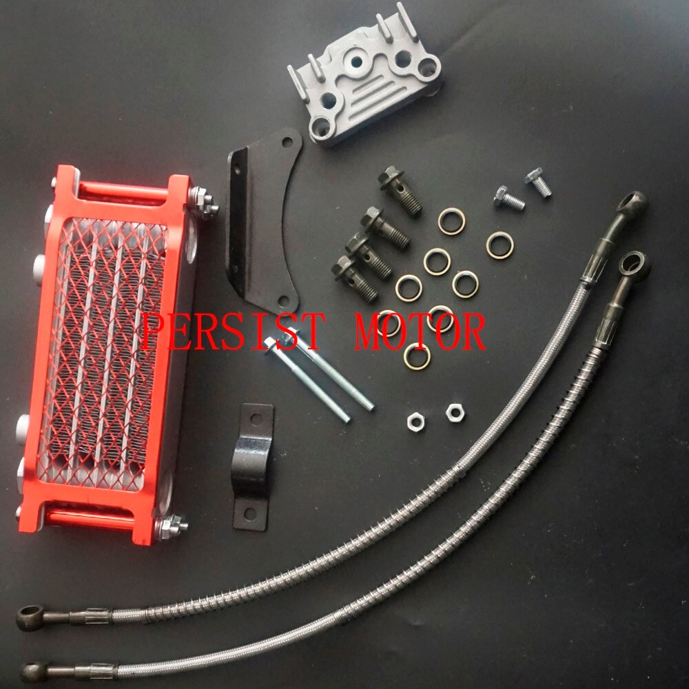 Oliekoeler radiator motor crossmotor pitbike stunt ATV aap Kayo stunt Irbis cr crf 125cc 140cc