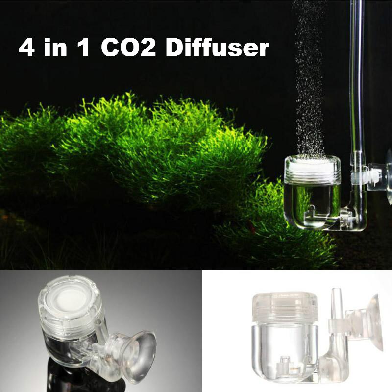 Aquarium Diy Co2 Generator Kit D501 Co2 Systeem Terugslagklep Set voor Water Plant OF 4 in 1 Co2 Diffuser Aquarium Accessoires