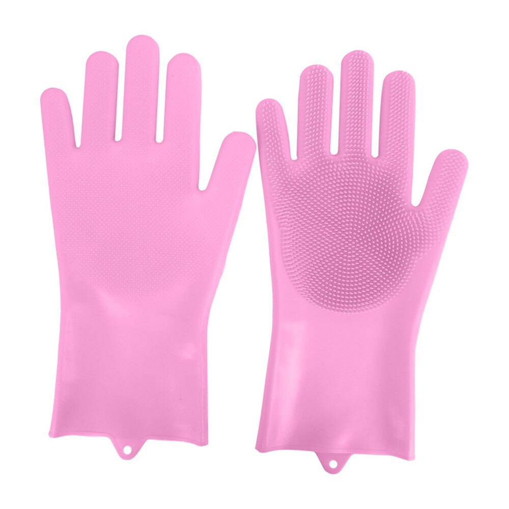 Gants de toilettage en Silicone pour animaux de compagnie, mitaine de bain pour chiens et chats, brosse en latex, accessoire de douche pour animaux de compagnie