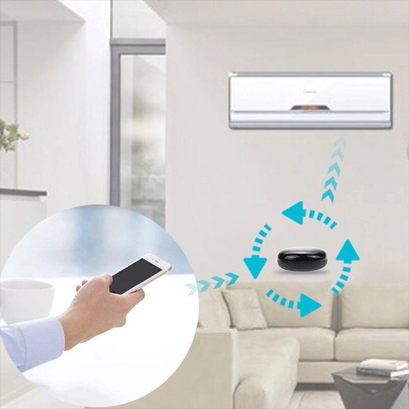 Tuya Smart Life-control remoto inalámbrico Universal, WiFi, infrarrojos, aire acondicionado, TV Smart para Alexa y Google Home